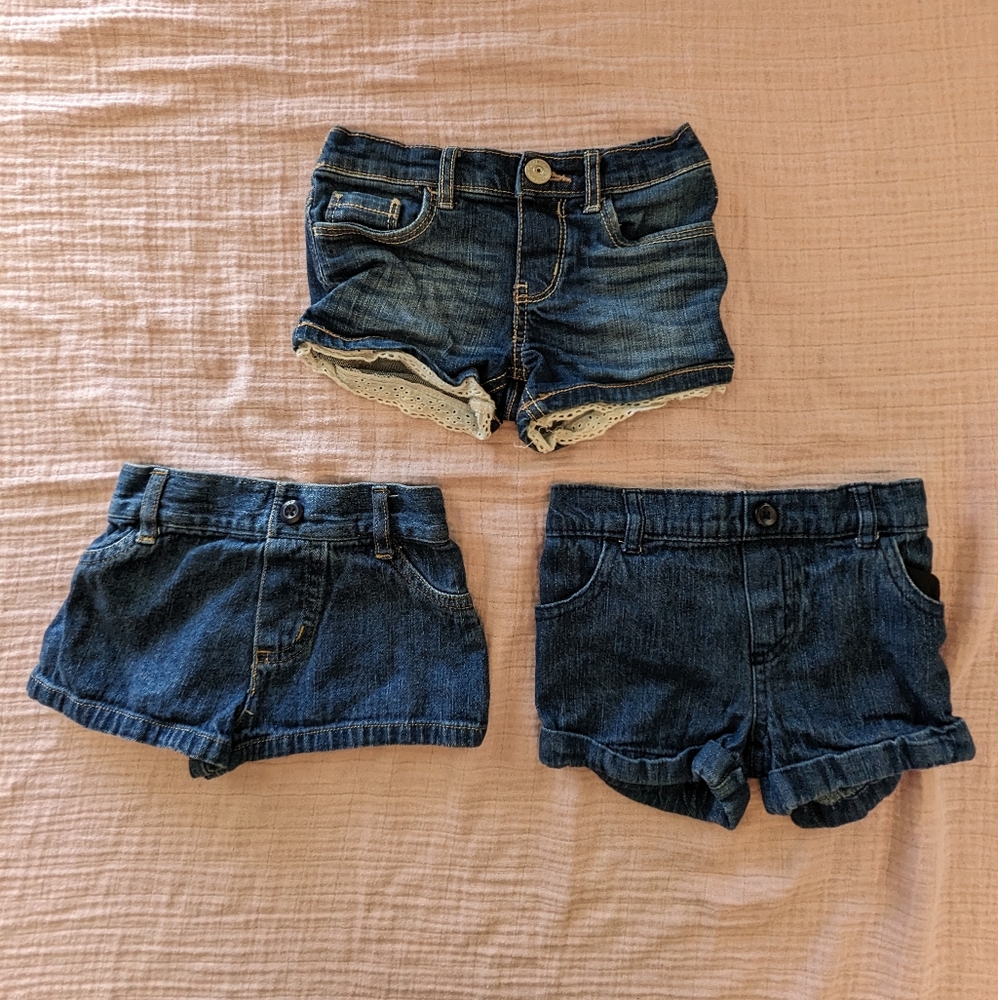 Denim shorts 2t